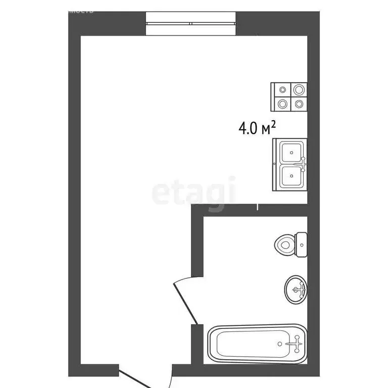 Квартира-студия: Омск, микрорайон Городок Нефтяников, улица 20-го ... - Фото 1