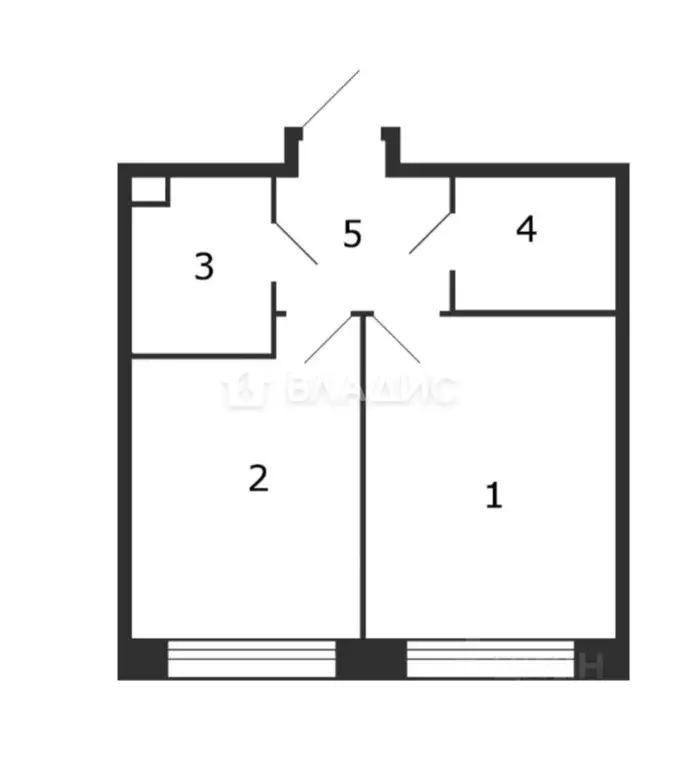 1-к кв. Москва ул. Петра Кончаловского, 7к1 (42.1 м) - Фото 2