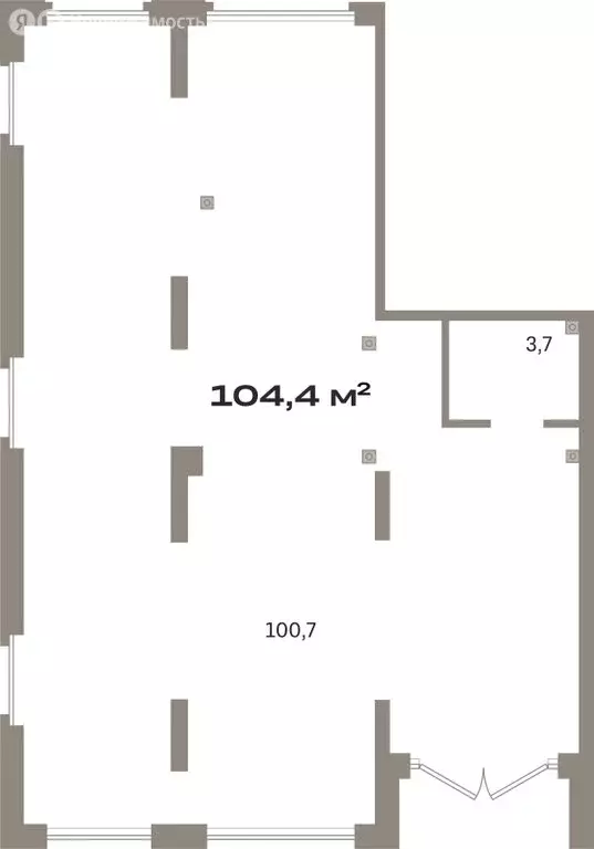 Помещение свободного назначения (104.4 м) - Фото 2