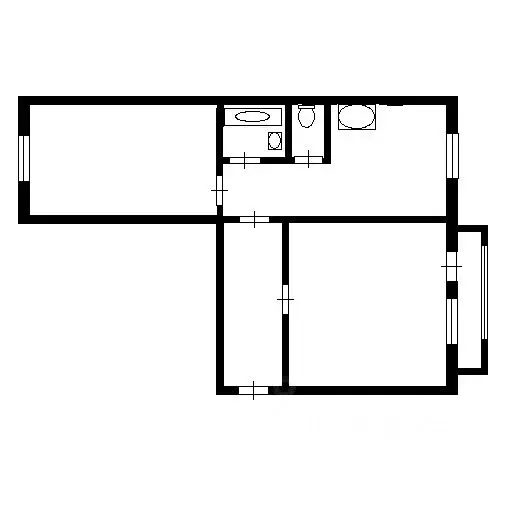 2-к кв. Кемеровская область, Белово Октябрьская ул., 65 (53.2 м) - Фото 2