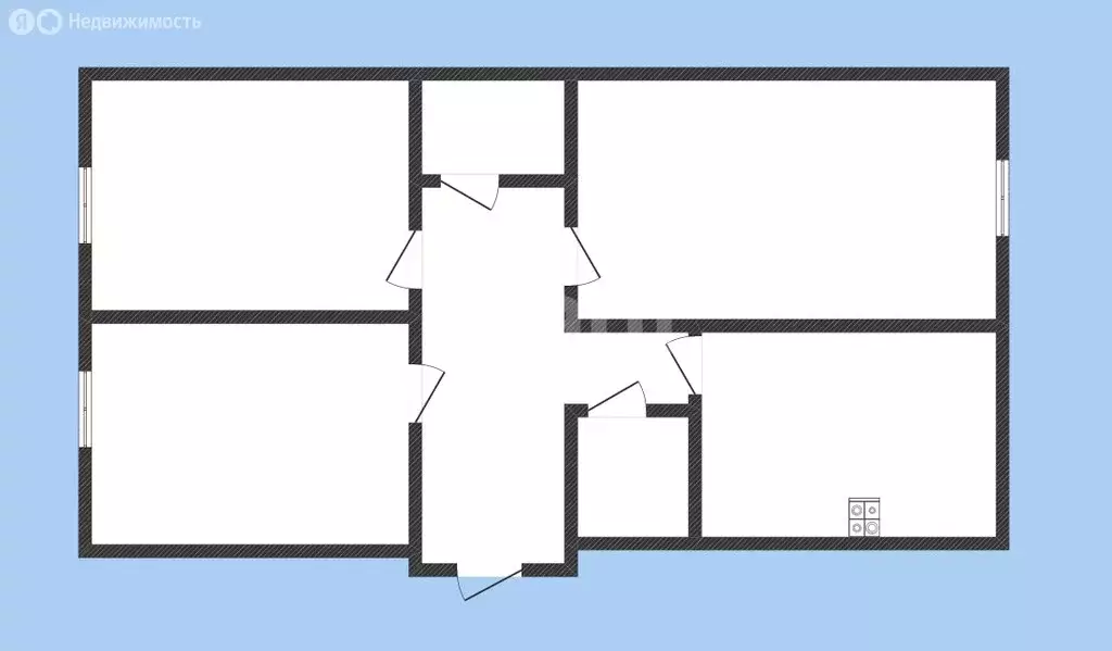 3-комнатная квартира: Черкесск, улица Свободы, 62/4 (67 м) - Фото 1