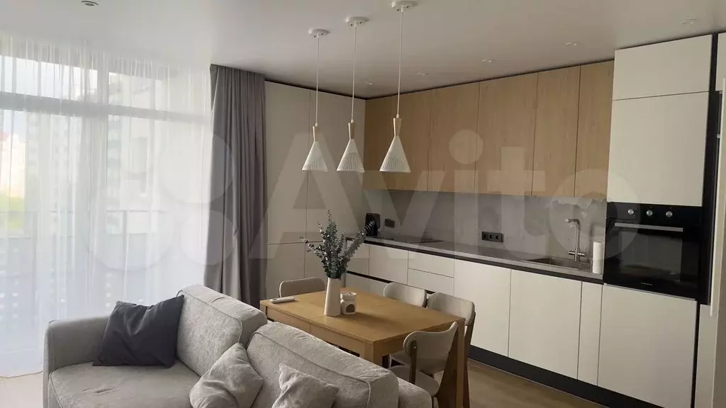 1-к. квартира, 55 м, 5/9 эт. - Фото 1
