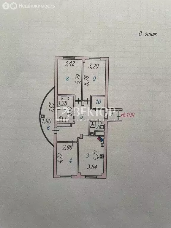 3-комнатная квартира: Иваново, улица Колотилова, 38 (118.5 м) - Фото 2