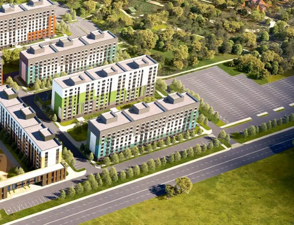 2-комнатная квартира: село Айша, жилой комплекс Зелёная Долина, 3 ... - Фото 2