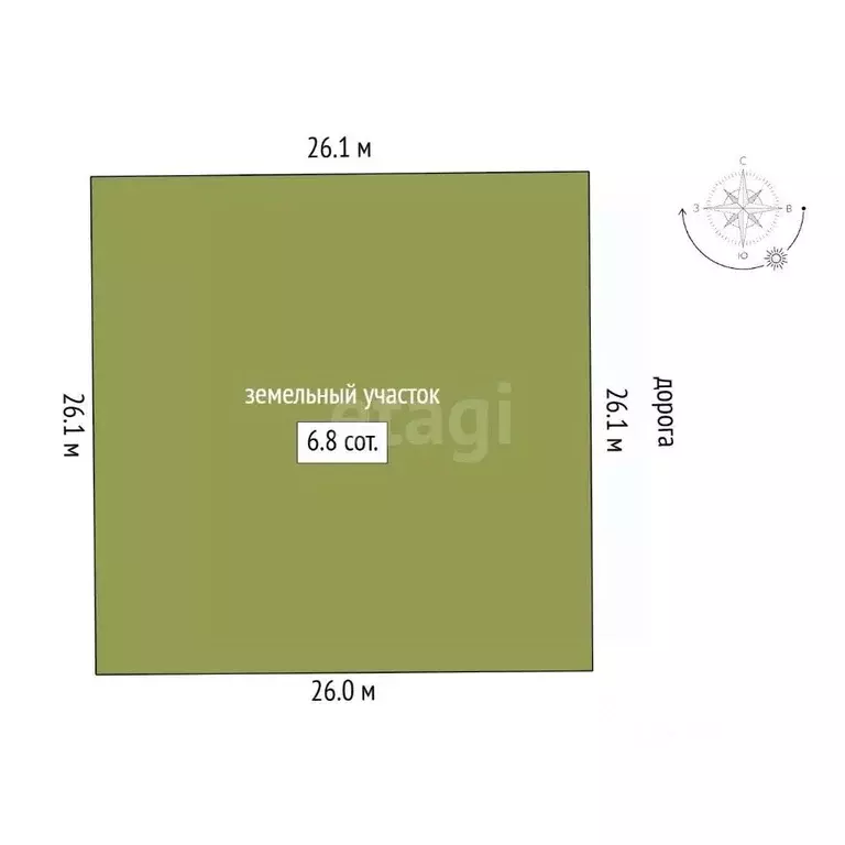 Участок в Ямало-Ненецкий АО, Муравленко Уютный мкр, пер. Цветочный, 13 ... - Фото 1