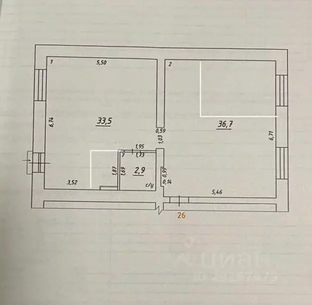 Помещение свободного назначения в Самарская область, Самара Полевая ... - Фото 2
