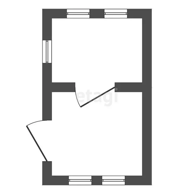 Дом в посёлок Увельский, улица 60 лет Октября (39.9 м) - Фото 1