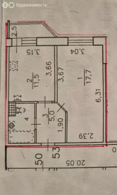 1-комнатная квартира: Санкт-Петербург, улица Антонова-Овсеенко, 5к1 ... - Фото 1