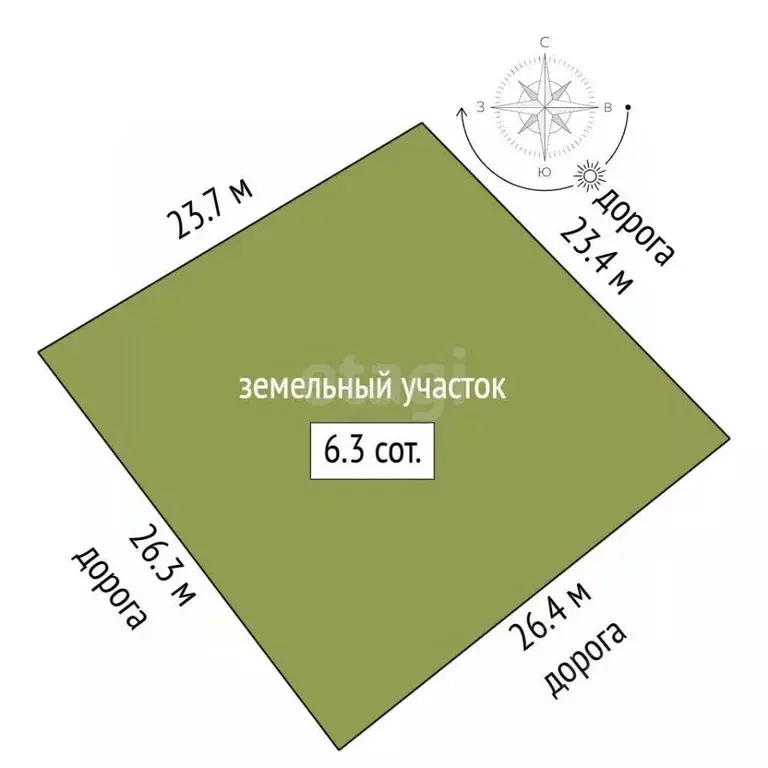 Участок в Орловская область, Орел Электрик СНТ, 9 (6.27 сот.) - Фото 2