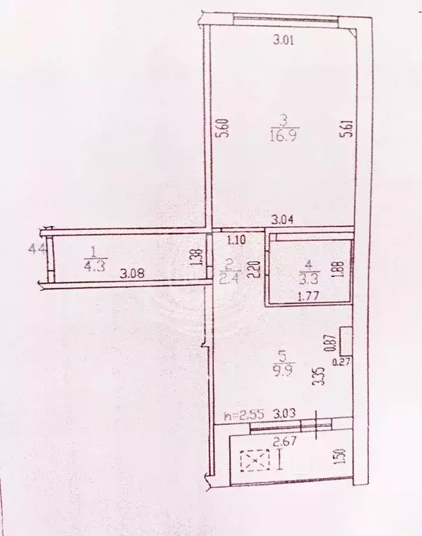 1-к кв. Алтайский край, Барнаул Власихинская ул., 152 (36.8 м) - Фото 2