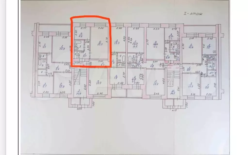 1-к. квартира, 33,8 м, 1/6 эт. - Фото 0