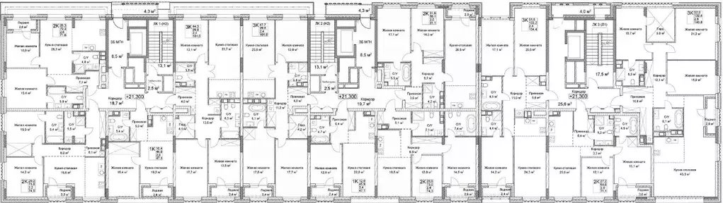2-к кв. Нижегородская область, Нижний Новгород ул. Максима Горького, ... - Фото 2