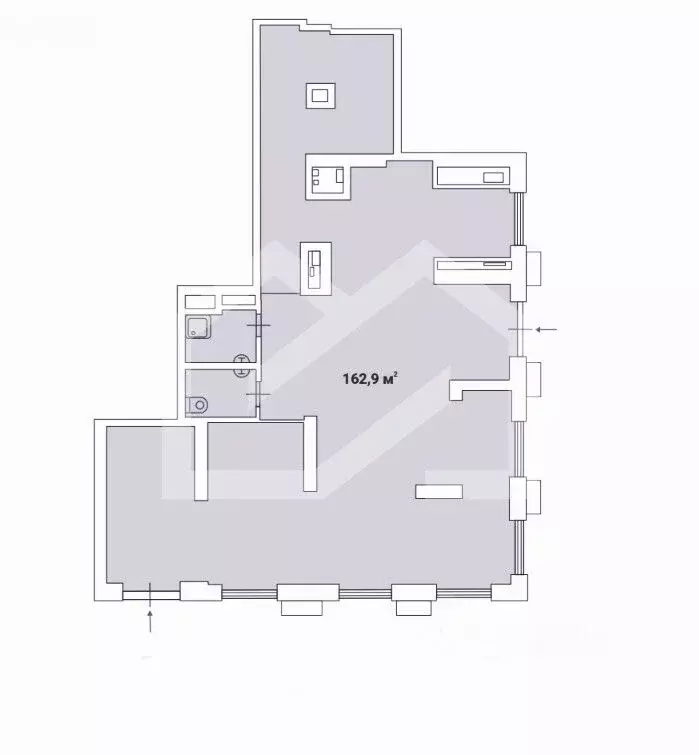 Помещение свободного назначения в Москва Дмитровское ш., вл89 (163 м) - Фото 2