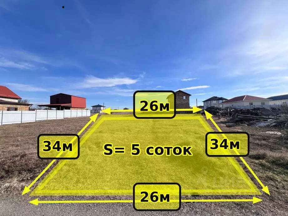 Участок в Крым, Симферопольский район, Трудовское с/пос, пос. Айкаван, ... - Фото 1