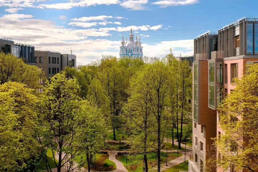 3-к кв. Санкт-Петербург ул. Смольного, 2к2 (99.4 м) - Фото 1