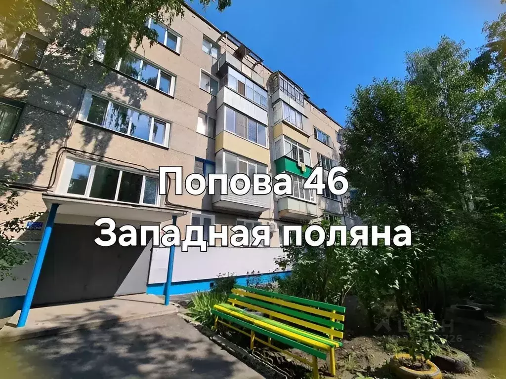 1-к кв. Пензенская область, Пенза ул. Попова, 46 (35.0 м) - Фото 1