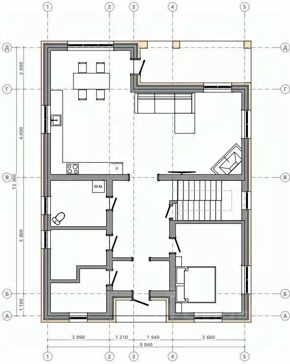 Дом в Челябинская область, Сосновский муниципальный округ, пос. ... - Фото 2