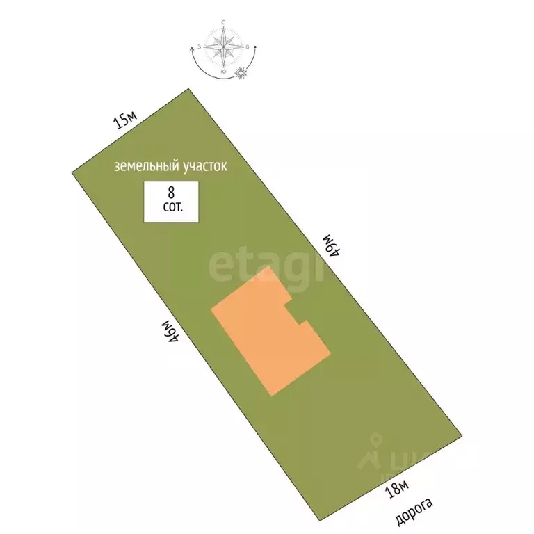 Дом в Алтайский край, Первомайский район, с. Зудилово Набережная ул., ... - Фото 2