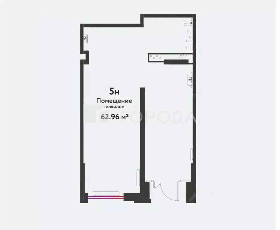 Офис в Новосибирская область, Новосибирск Тополевая ул., с21 (63 м) - Фото 2