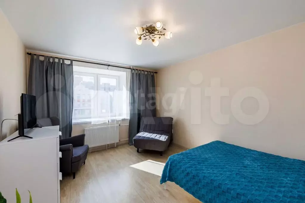 1-к. квартира, 37 м, 3/14 эт. - Фото 0