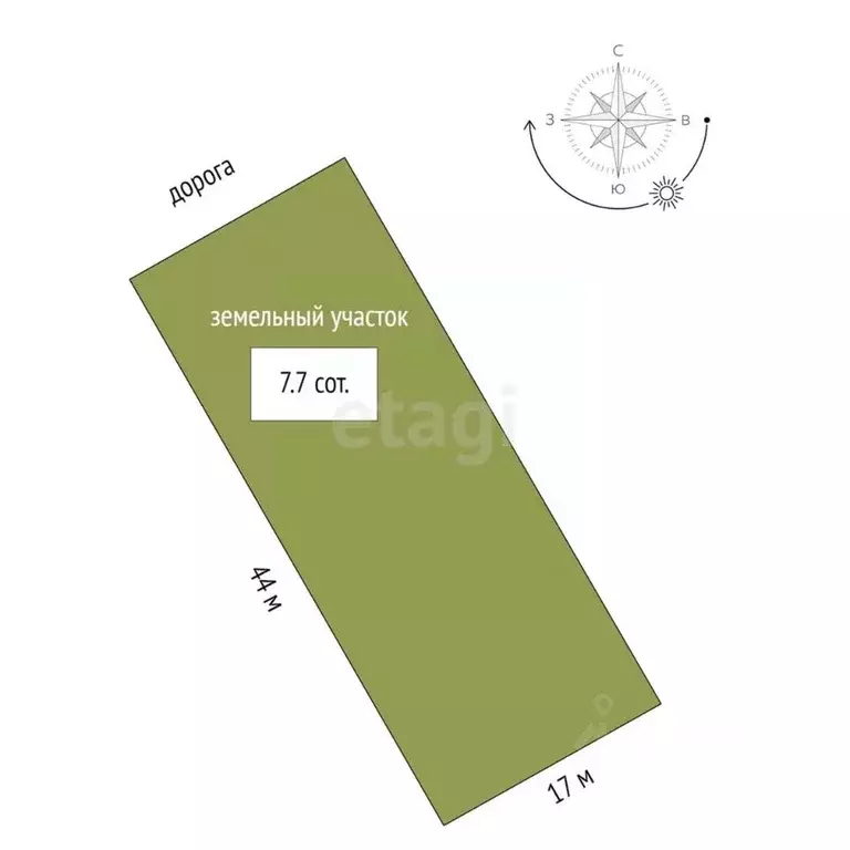 Участок в Хабаровский край, Хабаровский район, Политехник СНТ  (7.7 ... - Фото 2