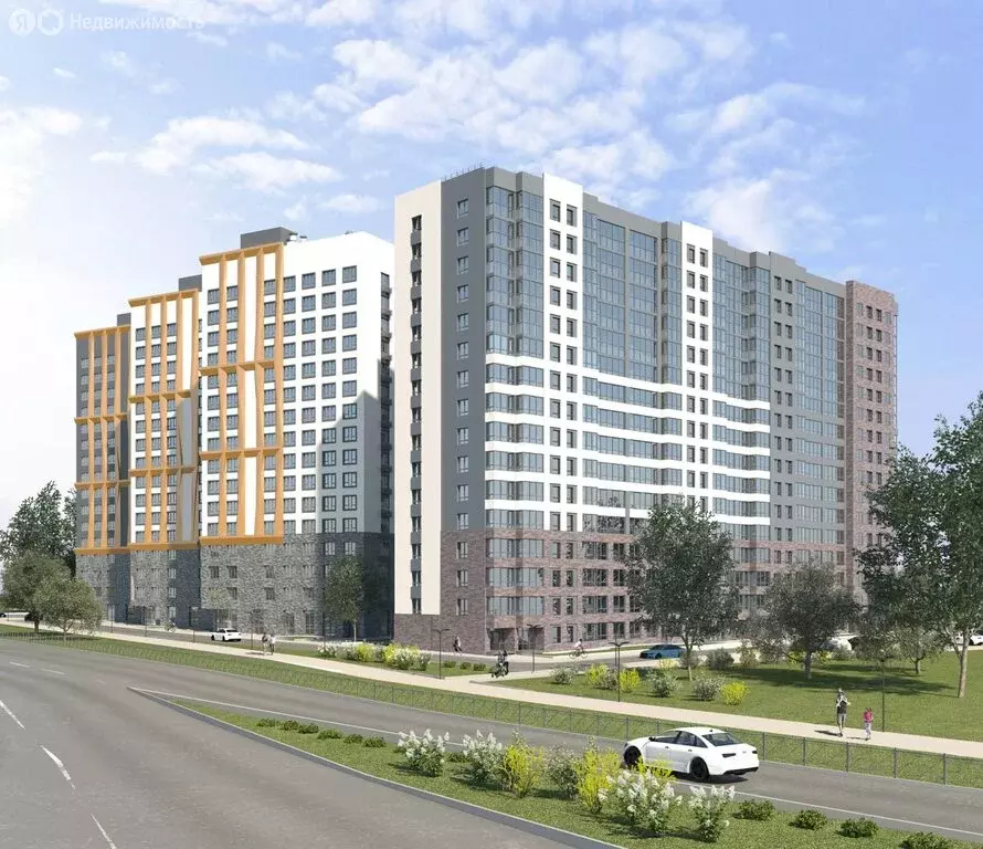 3-комнатная квартира: Пермь, ул. Уинская, 54 (72.04 м) - Фото 1