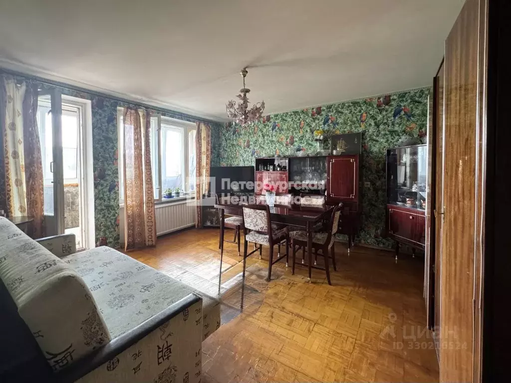 2-к кв. Санкт-Петербург ул. Есенина, 36К1 (46.3 м) - Фото 1
