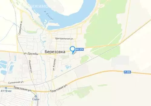 Участок в посёлок городского типа Берёзовка, улица Дружбы, 120Б (6 м) - Фото 1