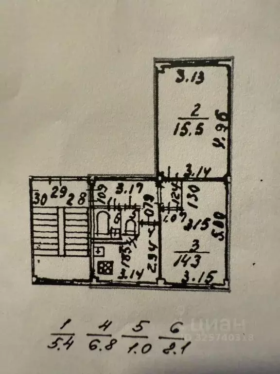 2-к кв. Санкт-Петербург Октябрьская наб., 80К3 (45.1 м) - Фото 1