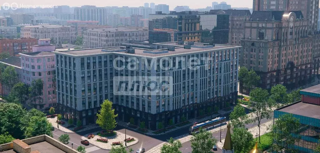 Квартира-студия: Москва, Стремянный переулок, 2 (34.4 м) - Фото 1
