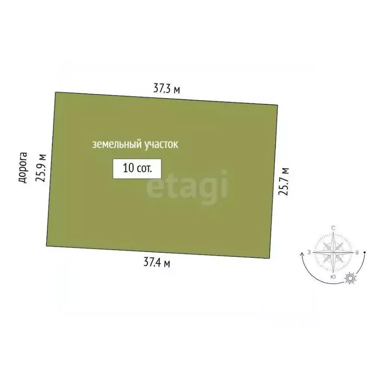 Участок в Тюменская область, Тюмень Ясень садовое товарищество, ул. ... - Фото 2