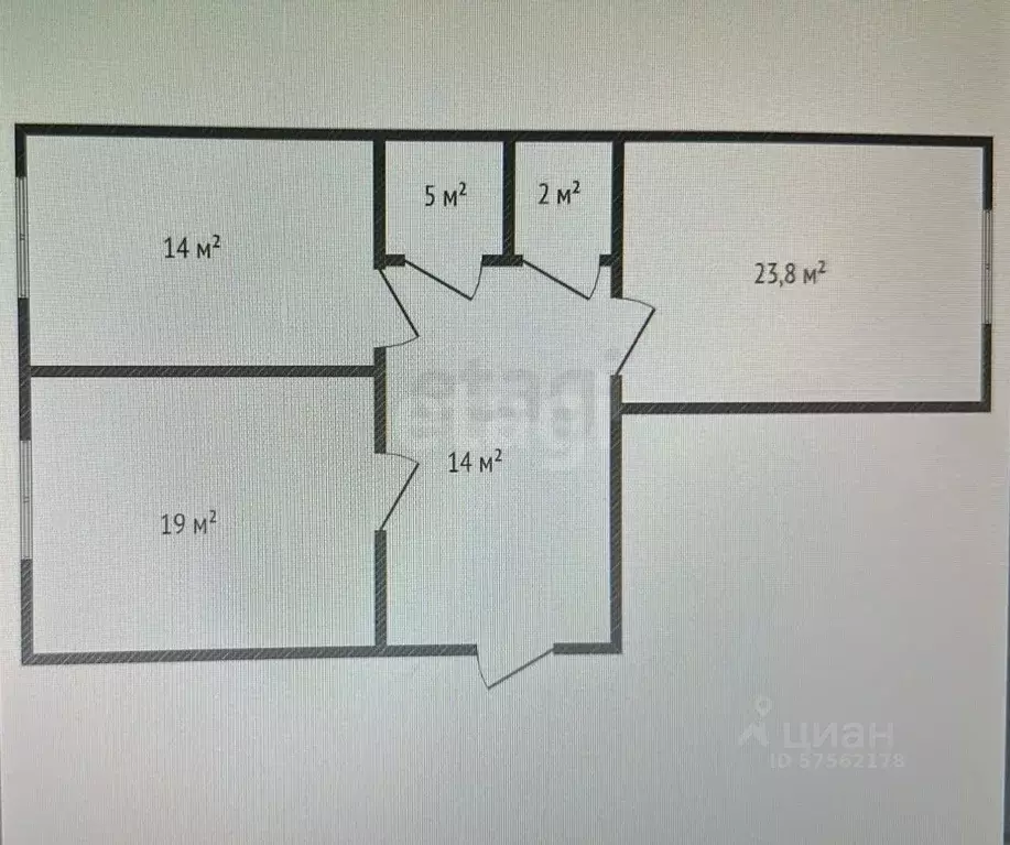 2-к кв. Дагестан, Каспийск просп. Акулиничева, 33А (77.8 м) - Фото 1
