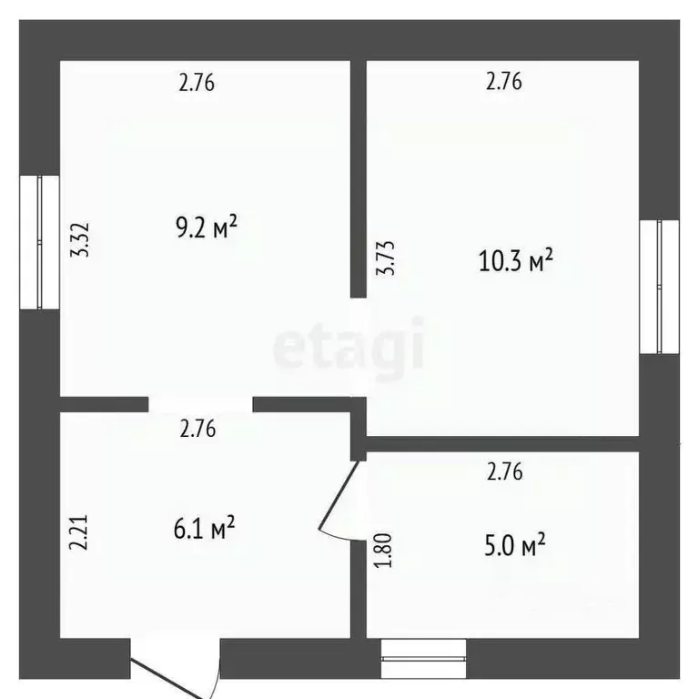 Дом в Тюменская область, Тюменский муниципальный округ, д. Якуши ул. ... - Фото 2