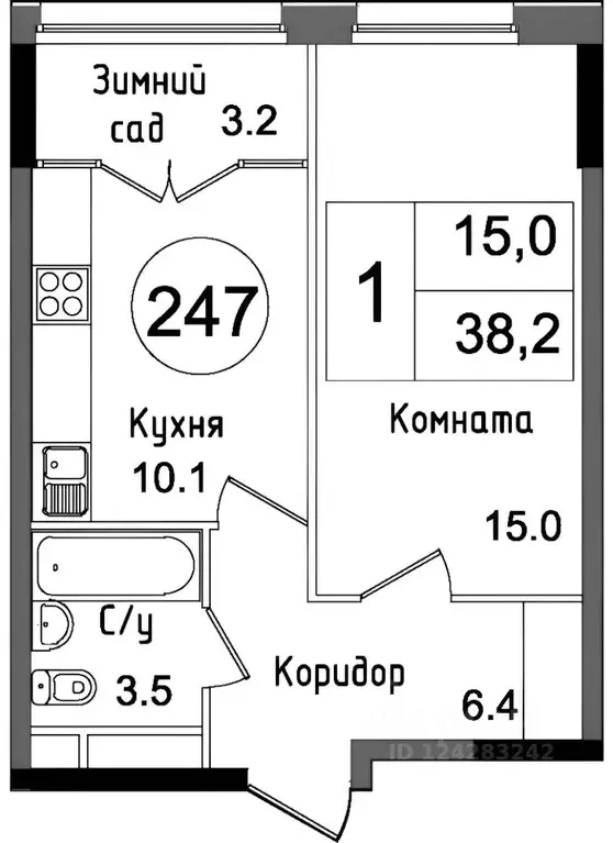 1-к кв. Москва Тагильская ул., 4В (40.0 м) - Фото 1