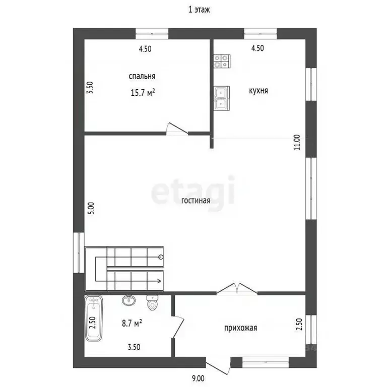 Дом в Архангельская область, Приморский муниципальный округ, ... - Фото 0