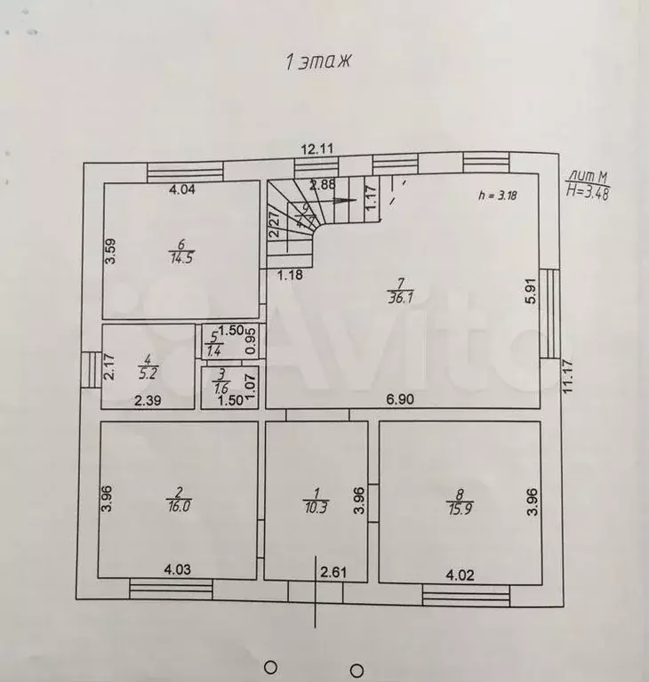 Дом 210 м на участке 3,3 сот. - Фото 1