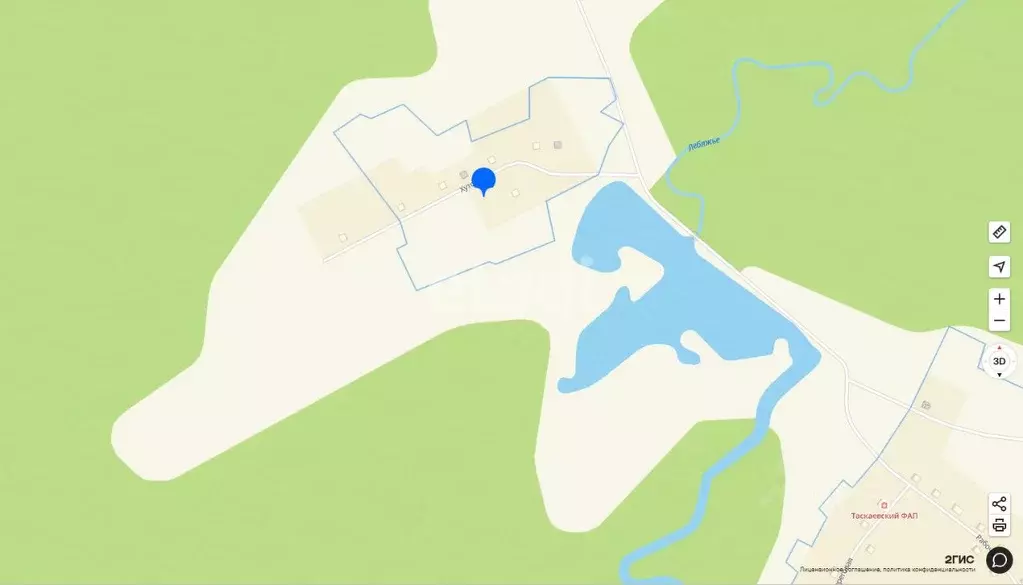 Участок в Новосибирская область, Болотнинский район, д. Таскаево ... - Фото 1