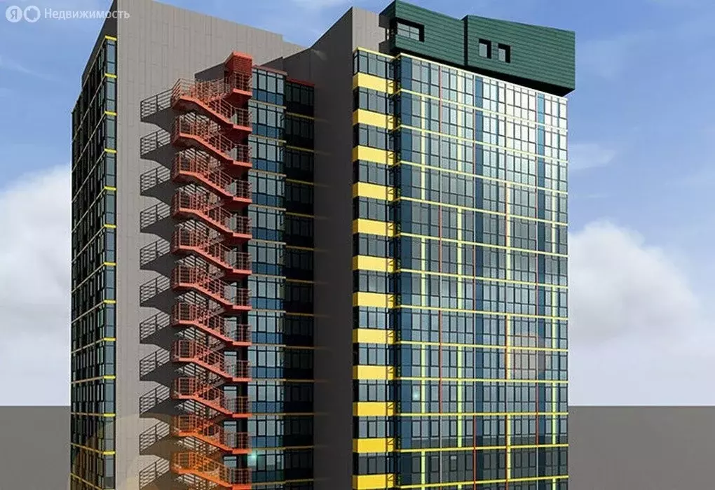 Квартира-студия: Пермь, улица Юнг Прикамья, 14 (26 м) - Фото 1