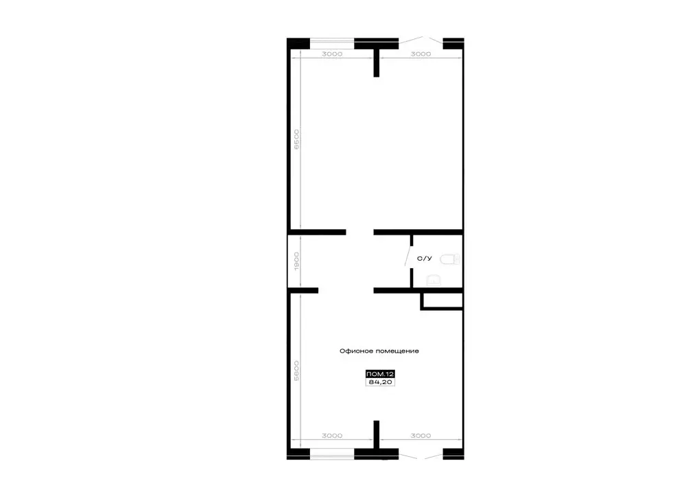 Помещение свободного назначения (84.2 м) - Фото 2