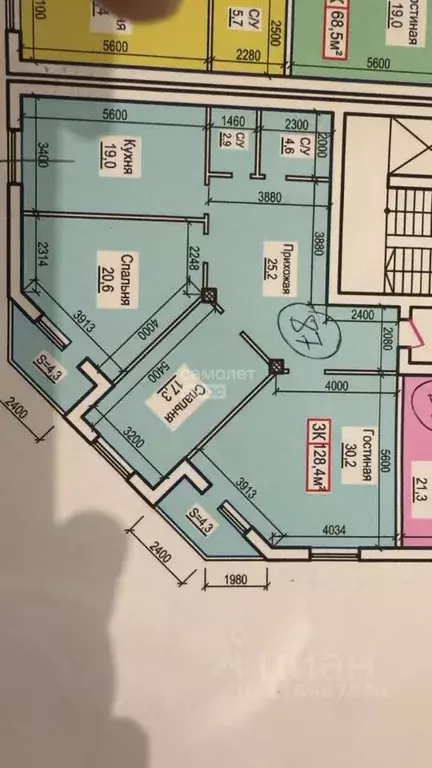 3-к кв. Дагестан, Дербент ул. Ирчи Казака, 10 (128.0 м) - Фото 2