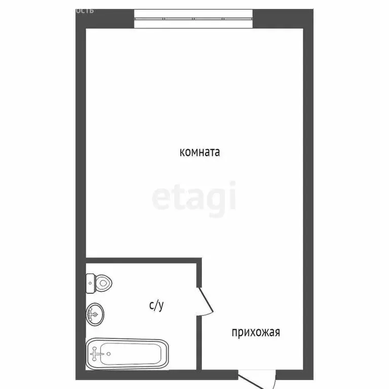 Квартира-студия: Дивногорск, Набережная улица, 13 (13.3 м) - Фото 1