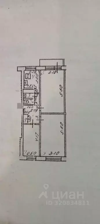 3-к кв. Курская область, Курск ул. Менделеева, 32 (61.6 м) - Фото 2