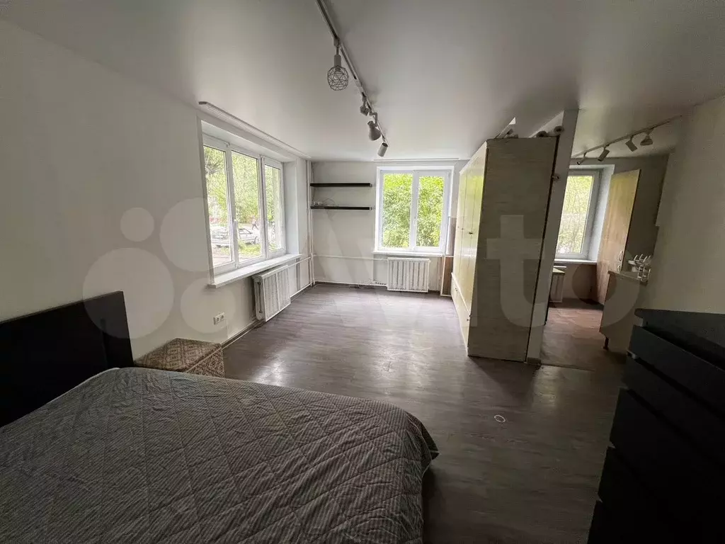 1-к. квартира, 33 м, 1/5 эт. - Фото 1