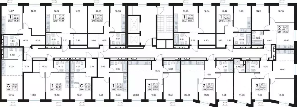 Студия Приморский край, Владивосток Клуб 25 жилой комплекс, 1 (31.12 ... - Фото 2