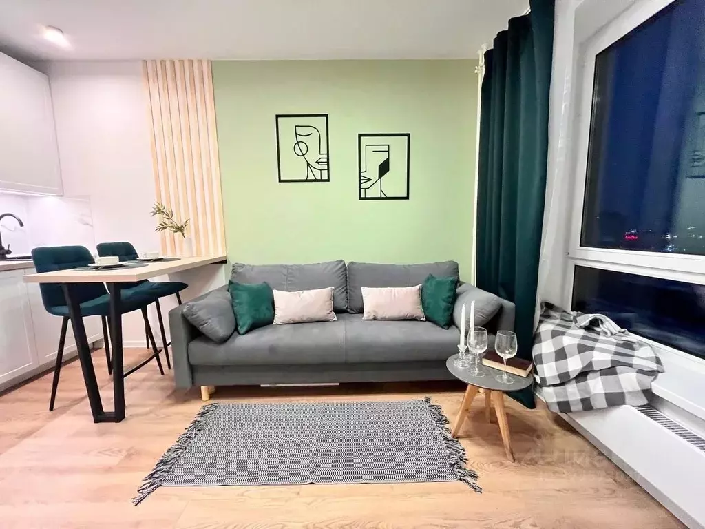 Студия Москва 1-й Грайвороновский проезд, 13к3 (20.0 м) - Фото 1