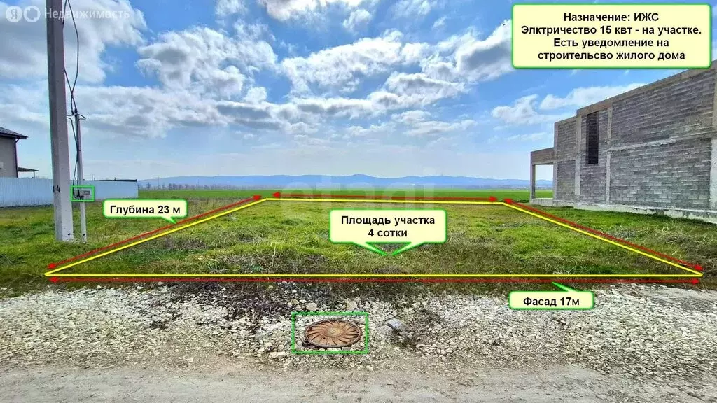 Участок в станица Анапская, КП Дрим вилладж (4 м) - Фото 1
