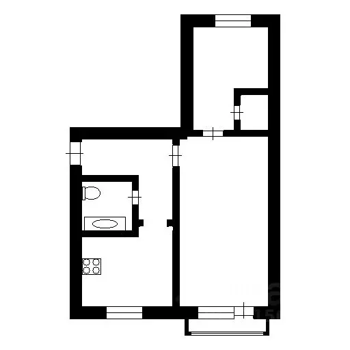 2-к кв. Хабаровский край, Хабаровск Костромская ул., 46 (45.4 м) - Фото 1