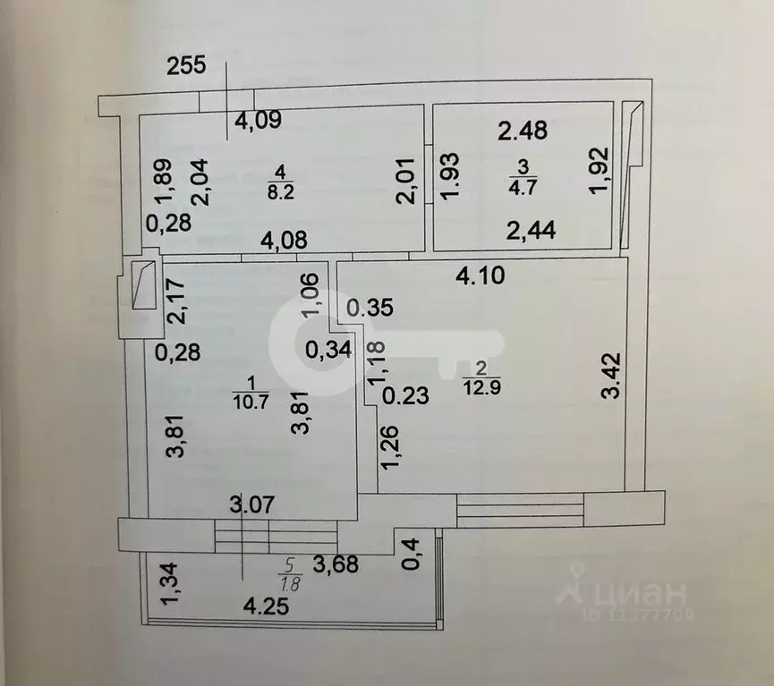 Студия Татарстан, Казань ул. Абсалямова, 19 (36.0 м) - Фото 1