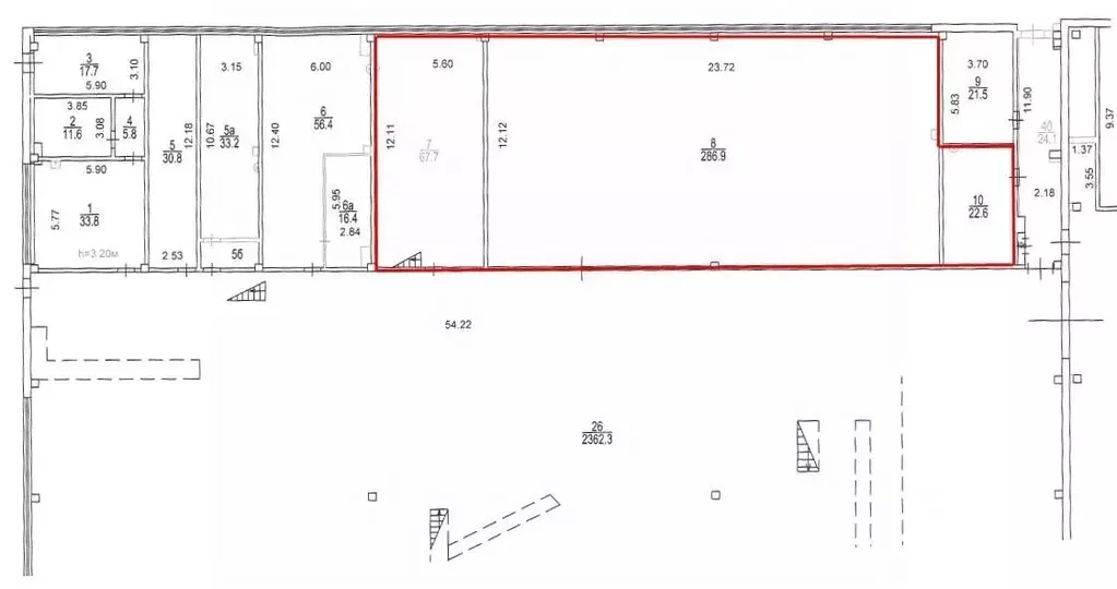 Гараж в Москва 1-й Дорожный проезд, 3БС2 (422 м) - Фото 2