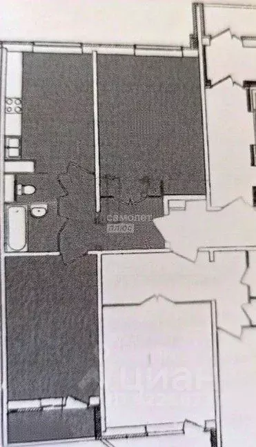 2-к кв. Московская область, Дзержинский Угрешская ул., 20 (64.0 м) - Фото 2